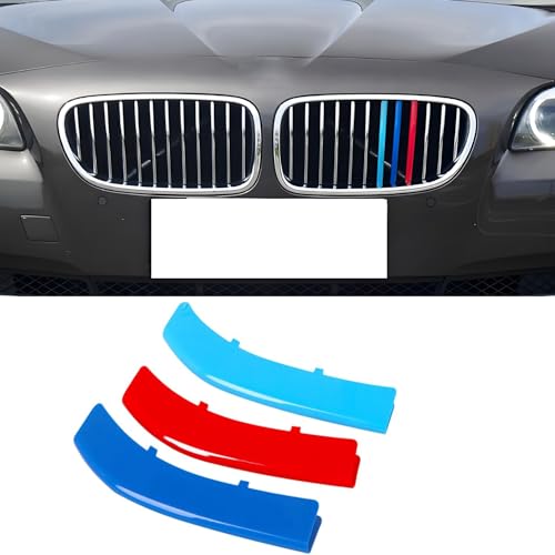 Image of Automotive Grille Inserts for BMW 5 Series Sedan F10 F18 520i 528i 530i 535i 550i 2011-2013 (Fit Only-12 Beam) NOT for 10-Beam or 11-Beam,Front Grill Accessories