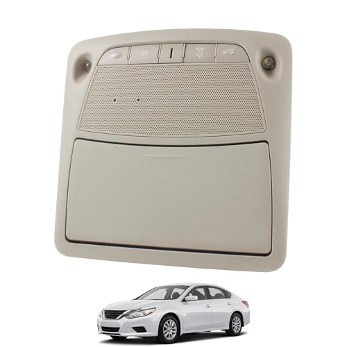YzusGomumu 26430C990D Car Interior Overhead Console Map Reading Light Lamp Compatible With 2013-2018 Nissan Bluebird SYLPHY X-Trail Altima Sentra Dome Light Reading Ceiling Lamp Replaces 26430-C990D
