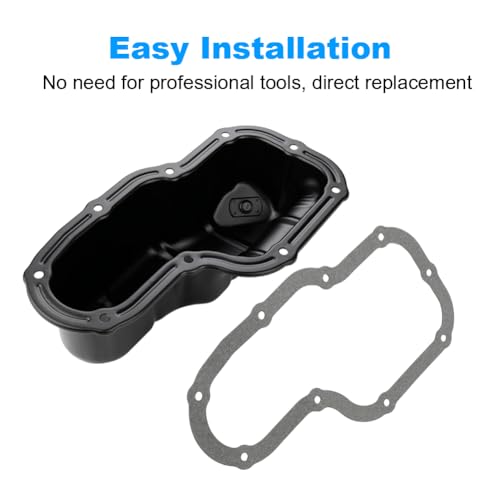 Image of Engine Oil Pan with Gasket Compatible with Nissan Frontier 264-529