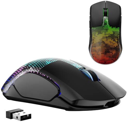FFJ Master02 Wireless Gaming Mouse, 12000 DPI, Tri-Mode 2.4G/USB-...