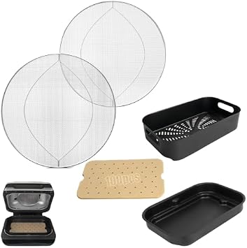 Splatter Shield, Crisper Basket & Cooking Pot for Ninja Foodi FG551