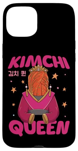 韓国料理 スパイシーな食通 私はキムチ愛好家が大好き 韓国 スマホケース iPhone 15 Plus 用