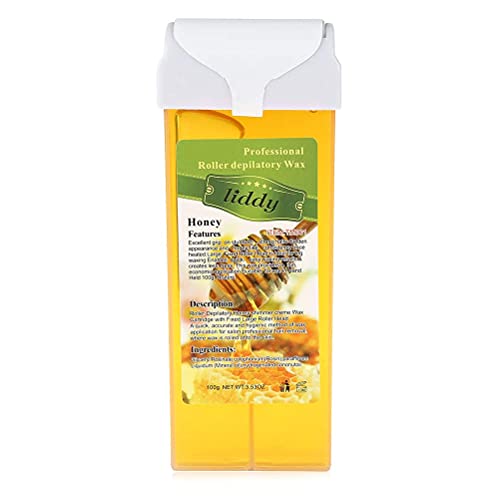 Calayu Cera depilatoria, 100 g, cartuchos de cera caliente, depilación, cera de abejas roll-on