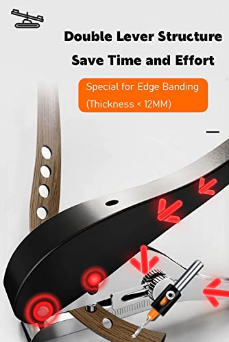 5/16 Inch-8Mm Heavy Duty Single Hole Puncher For Paper Crafting,20 Sheet Punch Capacity,Hand Held 1 Hole Punches For Id Badge,Tags,Chipboard,Card Stock,Edge Banding(5/16 Inch-8Mm) #TOP1