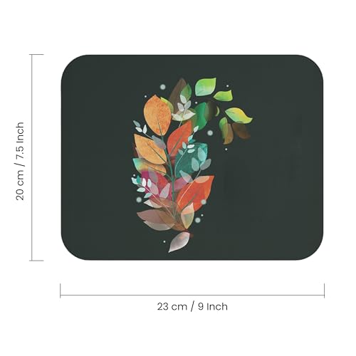 Image of Premium Non-Slip Mouse Pad for Office, Home & Gaming | Smooth Surface for Optical & Laser Mice | Durable Anti-Skid Rubber Base | Precision Tracking | Round Tropical Beach Aerial Design