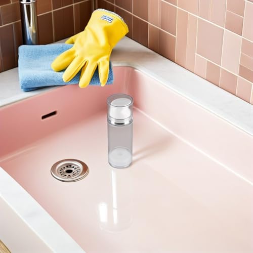 Botella de vacío de 100 ml recargable para cosméticos y cremas de viaje 7