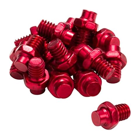 Reverse Escape Pedal Pin Set Alu rot Cover