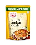 777 Sambar Powder 100g + 20g Extra | Authentic South Indian Spice Blend | Mild & Aromatic Seasoning for Sambar, Curry, Rasam, & More | No Artificial Additives