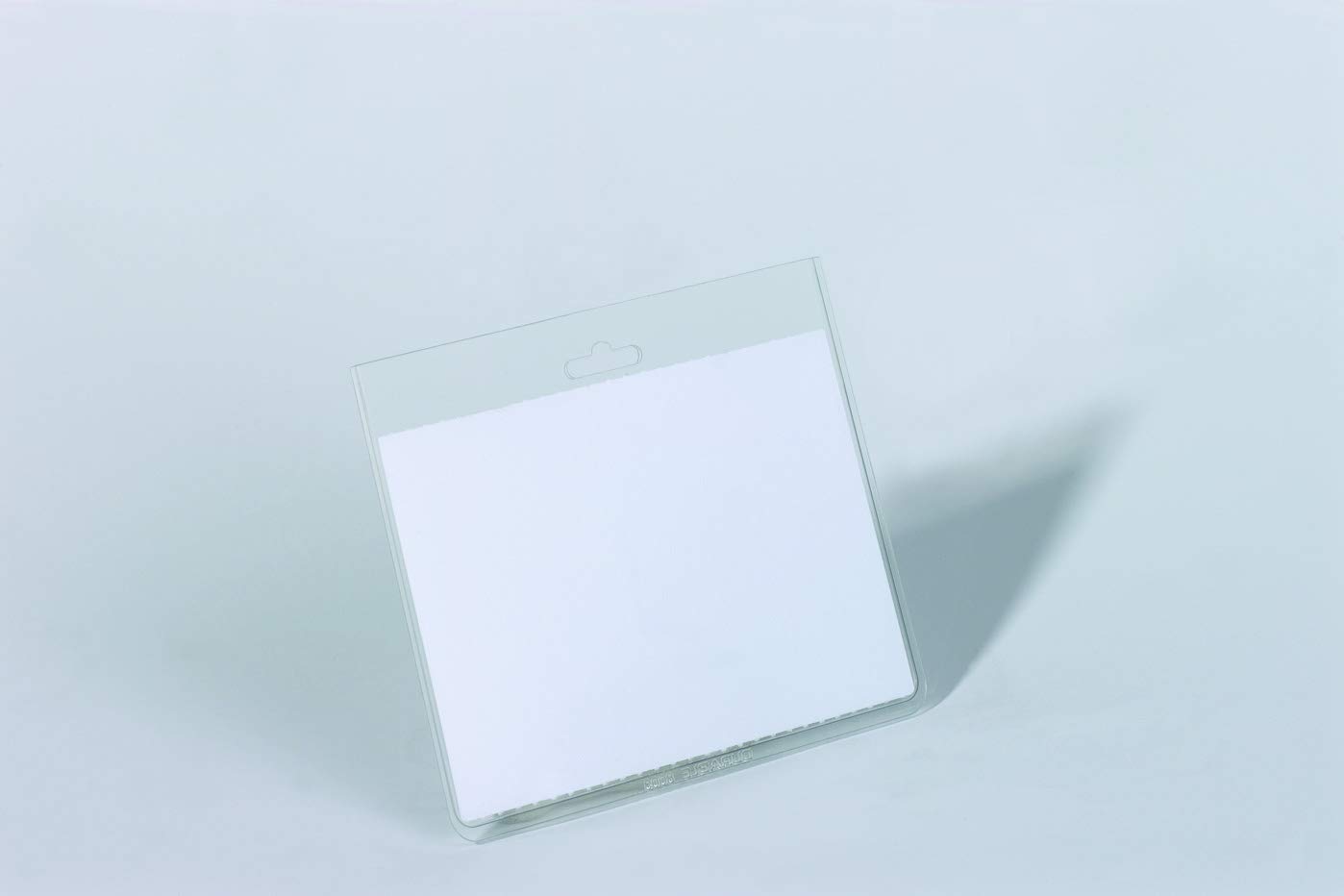 Durable Targhette da tavolo in PETP, altezza x larghezza 61