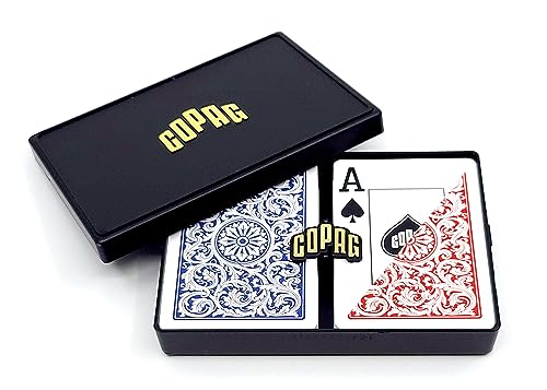 Copag 1546 Design - Cartas de Juego 100% plástico, tamaño de