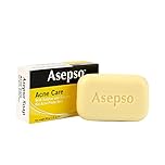Asepso SULPHUR Plus Salicyclic Acid for Acne Prone Skin (Bar Soap), 2.8 Oz