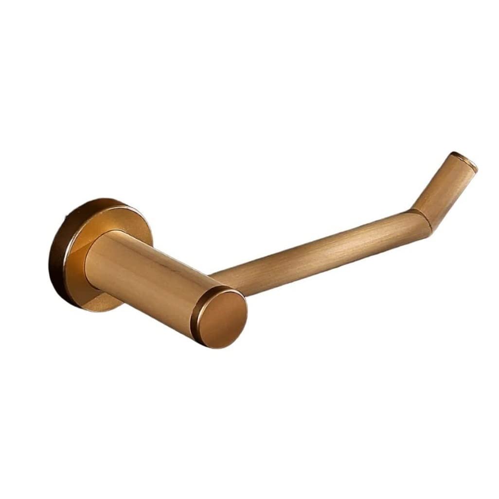 Toilet Paper Roll Dispenser Bathroom Toilet Paper Holder Solid Wood Waterproof Wall Mounted Roll Towel Shelf Bathroom Kitchen(A)
