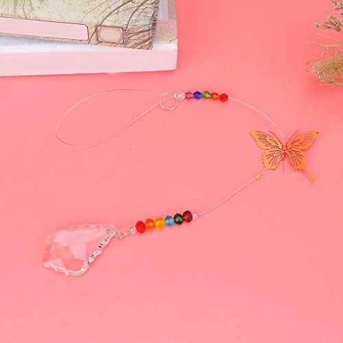 Linda com lâmpada de cristal dupla USB, decoração de casamento, Natal para pendurar na parede do qua