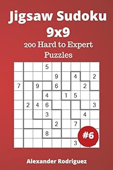 Paperback Jigsaw Sudoku Puzzles - 200 Hard to Expert vol. 6 Book