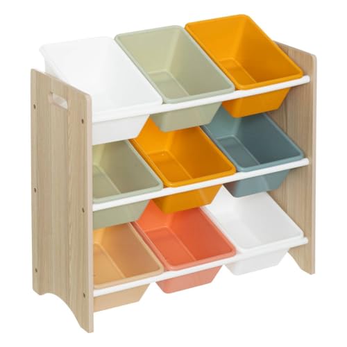 Atmosphera - Meuble Rangement Enfant iduna 60x64cm Multicolore
