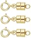 VIOSI Magnetic Necklace Clasps and Closures - Chain Extender Jewelry Clasp Converter - 14K Yellow Gold, Yellow Gold Filled or Sterling Silver