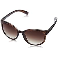 Fastrack Women’s Bug Eye Sunglasses Brown Frame, Brown Lens (Large) – Pack of 1