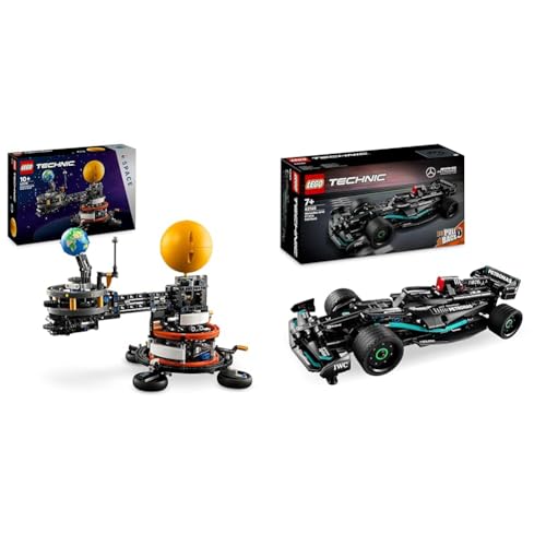 LEGO Technic Sonne Erde Mond Modell Spielset, Geschenk für Kinder ab 10 Jahren & Technic Mercedes-AMG F1 W14 E Performance Race Car Spielzeug für Kinder