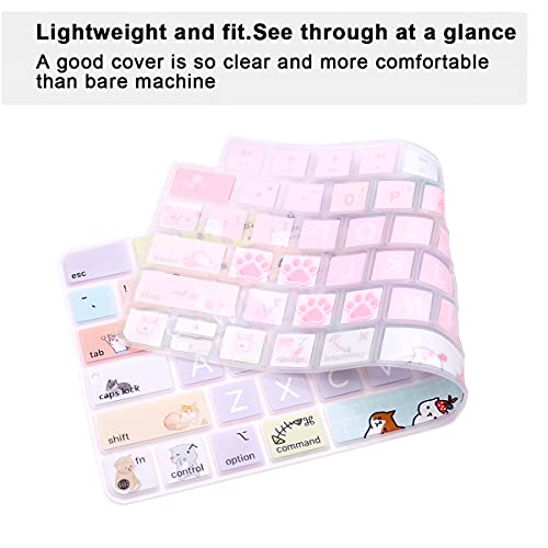 Protection de clavier iMac 2021 24 silicone lavable pour clavier A2449 Touch ID