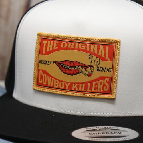 Image of WHISKEY BENT HAT CO. Matchbox - Original Cowboy Killers 5-Panel Meshback Snapback Hat