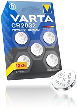 VARTA Baterie Guzikowe CR1632, opakowanie 10 szt., Power on Demand, Lithium, 3V, opakowanie zabezpieczone przed dziećmi, do urządzeń Smart Home, kluczyków samochodowych [Wyłącznie w Amazon]