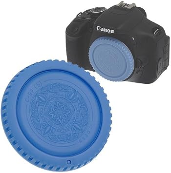 Fotodiox Blue Designer Body Cap Compatible with Canon EF and EF-S Mount Cameras