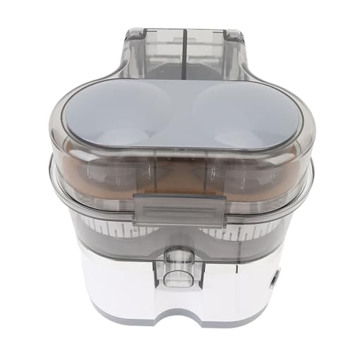 Exprimidor Eléctrico de Cítricos de Doble Cabezal, Exprimidor Portátil, Exprimidor Eléctrico de Cítricos para Naranja, Limón, Kiwi, Uva y Pomelo (WHITE)