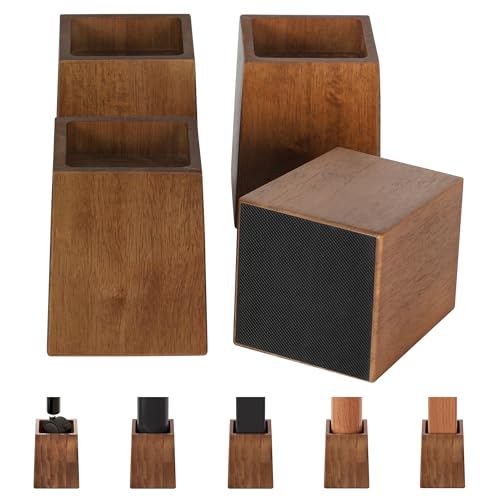 TQVAI Wooden Bed Risers 5