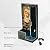 XBrand 29.5" H Bronze and Natural Polystone Indoor Outdoor Buddha Face Water Wall Fountain w/Pump and Splash Guard