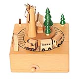 □ Revivez vos souvenirs précieux, ou imaginez que vous pouvez passer les bons moments de calme et de belles montagnes dans cette belle et belle boîte à musique en train de montagne.