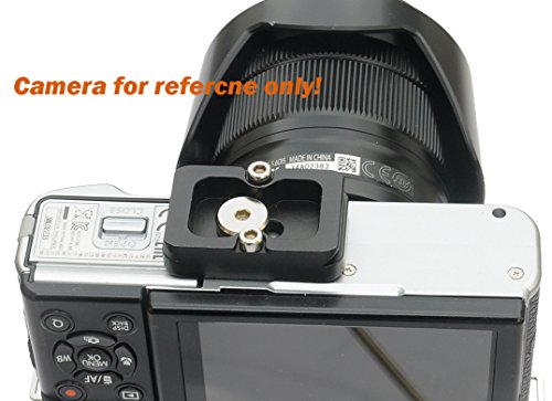 Fotasy 25Mm Arca Swiss Plate, 25Mm Qr Plate, Quick Release Plate, Small Arca Plate, Tiny Quick Release Plate Fits Arca-Swiss Universal Standard Clamp For Mirrorless Camera Compact Dc Tripod Ballhead #TOP2