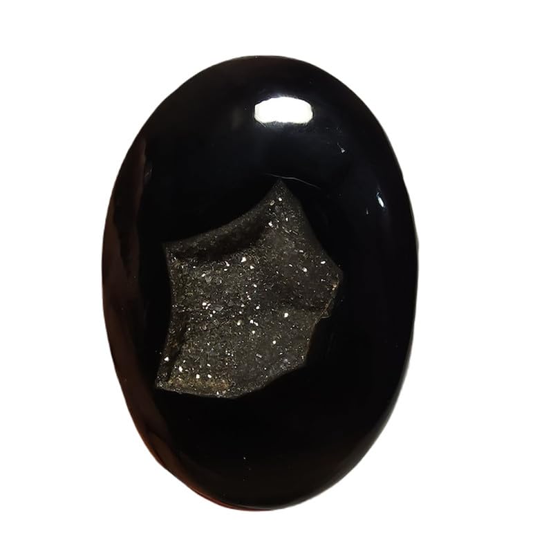 Onyx noir naturel ovale cabochon résoud le manque de relief de vos créations de bijoux DIY