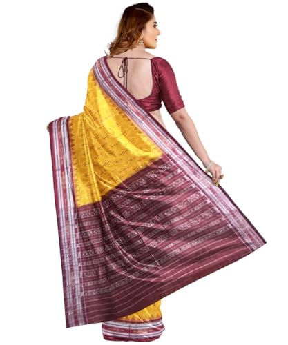 COTTONSILK & KHANDUAPATA sambalpuri silk saree – image 2