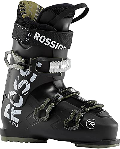 - - Rossignol Evo 70 - Scarponi da sci, da uomo, colore: nero, Nero , 48