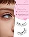 Wispy Strip Lashes Natural Look C Curl Volume False Eyelashes Short Mink Lashes 3D Classic Fake Lashes Small Fairy Eye Lashes Pack 15mm 83-SHE CUTE