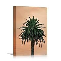 Canvas Wall Art Tree Against Sky Living Room Multicolor Nature Photography Relax/Calm Trees Tropical - 12x18 inches