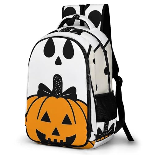 Backpack for Travel, Spooky Wave Point Print Modern Backpack Shoulder Bag with Adjustable Straps, Side Pockets & Reinforced Bottom