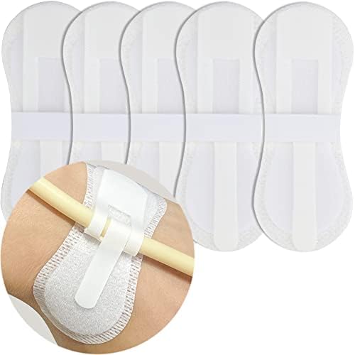 Feeding Tube Pads for Peg/G/J Tube Stomach Stabilizer Accessories Abdominal Support Holder Fixation Adhesive Stickers Patch Individually Packed for Kids Child (Pack of 10)