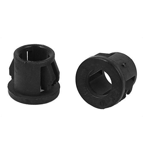 Accesorios de audio y video Aexit 100 piezas 10mm negro miniatura 2