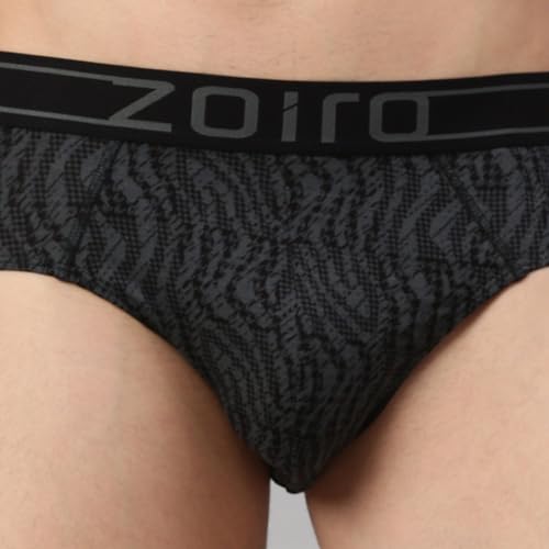 Image of Zoiro Men's Brief | Soft Band | Soft No-Marks Elastic | Breathable Innerwear | Pack of 1 | Color May Vary