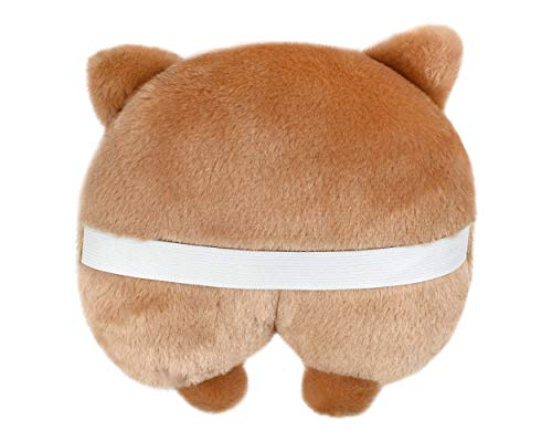 SCSpecial Car Neck Pillow Niedliches Corgi Butt Kopfstütze Baumwollkissen Weiches Kopfstützenkissen