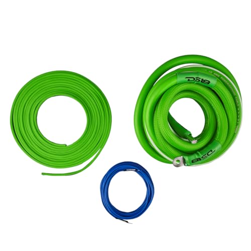 Kit de cableado de amplificador 0-GA para mejorar la corriente del car audio sin caídas 6