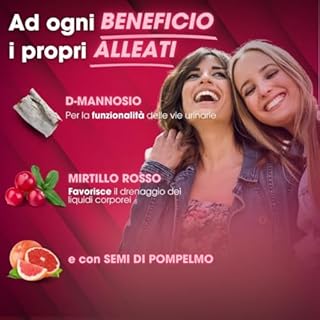 CISBANI PHARMA Farmacyst 45 compresse D-Mannosio, Mirtillo Rosso e Semi di Pompelmo - Integratore per Vie Urinarie - Sollievo da Cistite, Gonfiore e Infezioni - Senza Glutine, Senza Lattosio