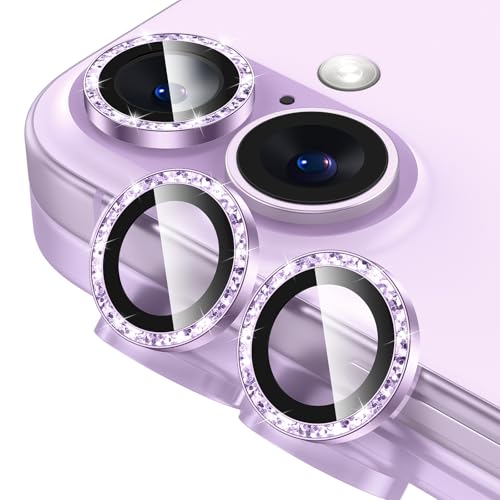 Tensea for iPhone 17 Camera Lens Protector 9H Tempered Glass Camera Cover Screen Protector HD Clear Metal Individual Ring for iPhone 17 6.3inch