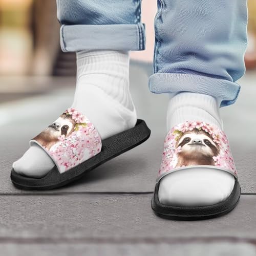 Animal Print Sandals Axolotls Girls Boys Summer Slippers Capybara Non Slip Beach Pool Slides Sandals Kids Water Shoes Comfort Cushion Footbed Lightweight Outdoor Indoor Slipper4