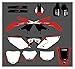 Wjyfexble Kit d'autocollants de décalcomanie Graphique de l'équipe de Moto pour Honda CRF450X CRF 450x CRF 450 x 4 AVC 2005-2018 WYJHN (Color : Style3)