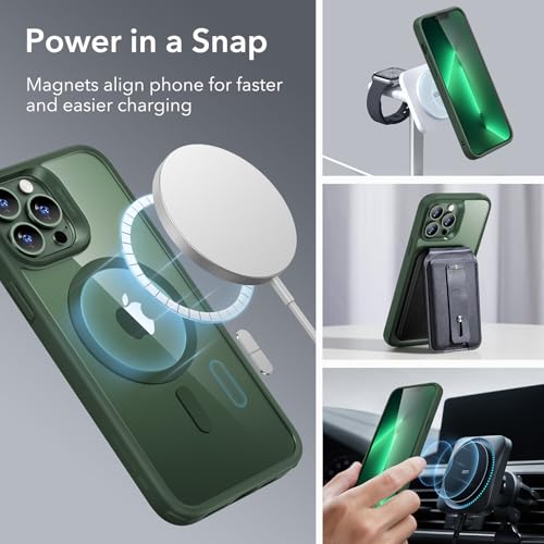 image for ESR for iPhone 13 Pro Case, Compatible with MagSafe, Shockproof Milita