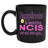 Happiness is Watching NCIS Over and Over Again - Ceramic Mug-Gift For husband wife friend, Mom, Ceramic Coffe Mugs