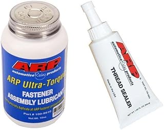 Speedway Motors ARP Ultra-Torque Fastener Assembly Lube and PTFE Thread Sealer, Prevents Seizing, Reduces Preload Scatter, 10,000 PSI Seal Rating, High Temperature Protection