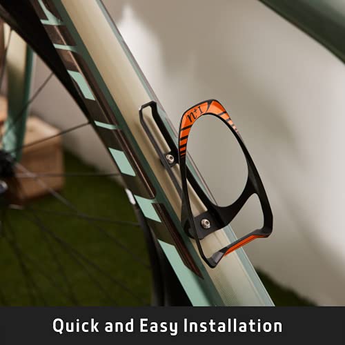N+1 Carbon Fiber Lightweight Bike Water Bottle Holder- Bicycle Bottle Cage With Integrated Tire Levers And Steel Bolts For Mtb, Road Bikes, And Mountain Bikes #TOP4